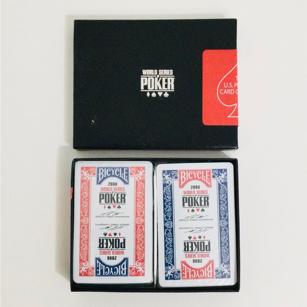 2008 SEALED Collectible World Series Poker Official Tournament Playing Cards Set